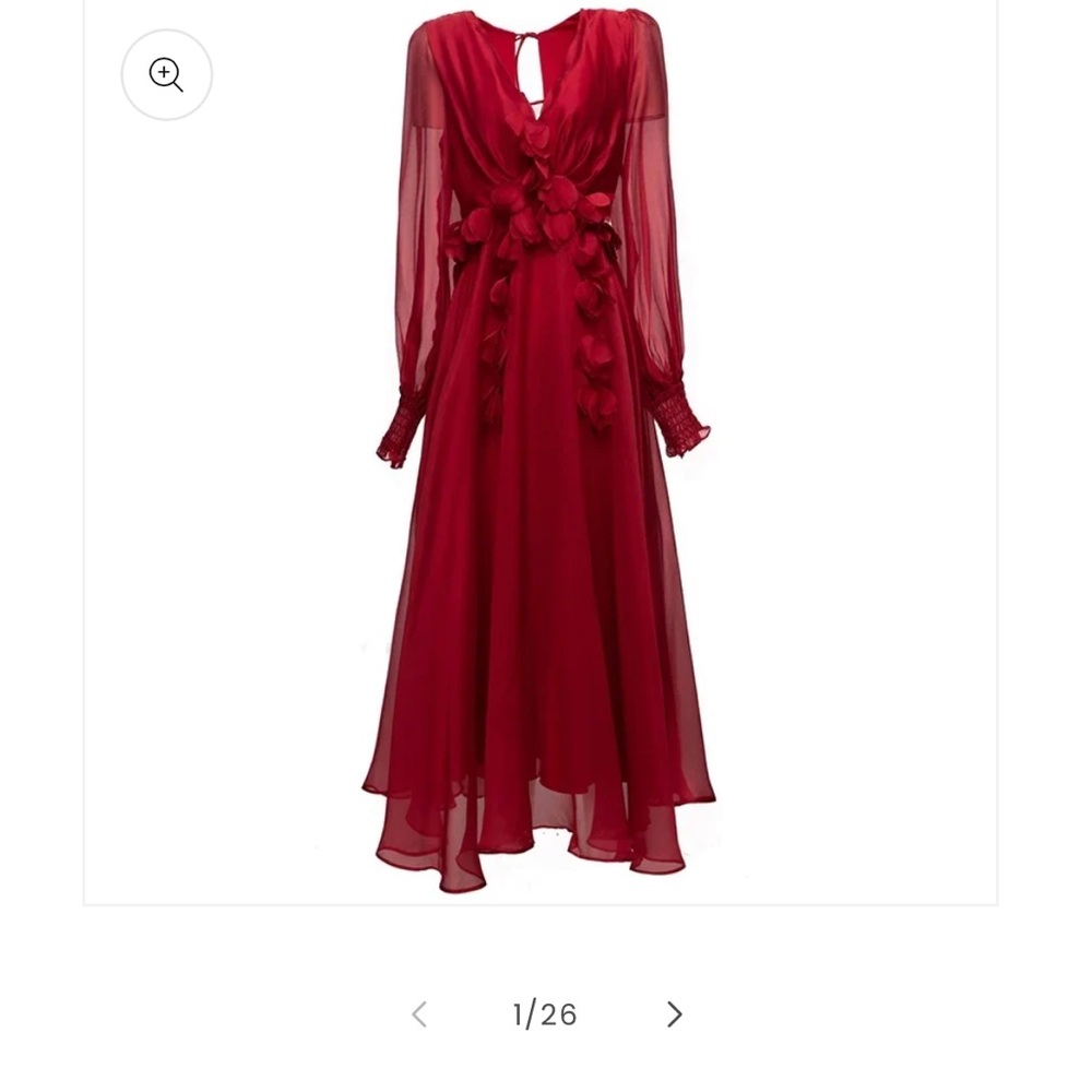 Tansy Long Sleeve Burgundy Dress